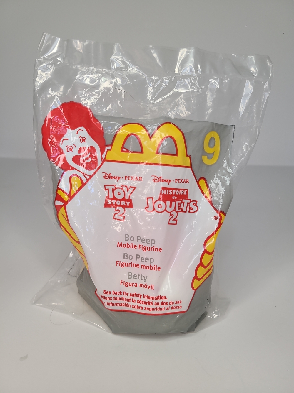 McDonald's Happy Meal #9 Toy Story 2 Bo Peep Mobile Figure Disney Pixar 1999 NEW